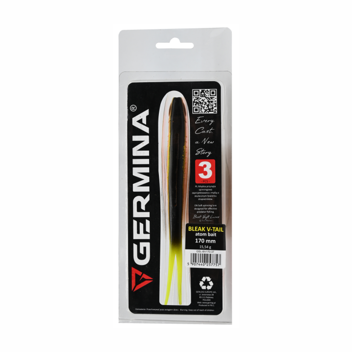 Guma Jaskółka GERMINA SL Bleak V-tail 17 cm Atom Bait