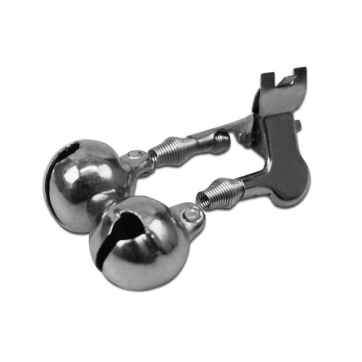 Dzwonek Delphin - Metalowy Zacisk / 1szt - 22mm