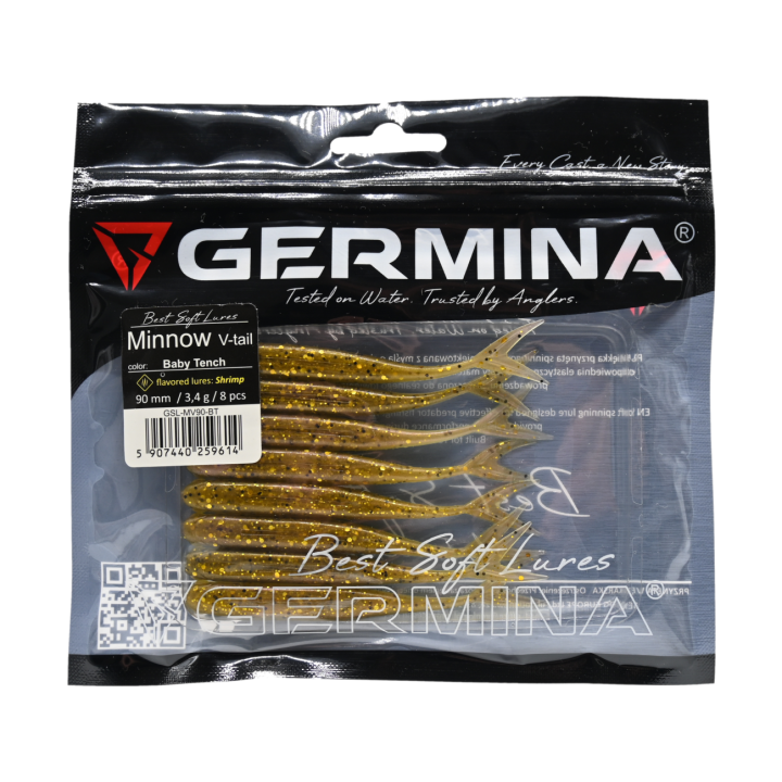 Germina SL Minnow V-tail 90 mm Baby Tench