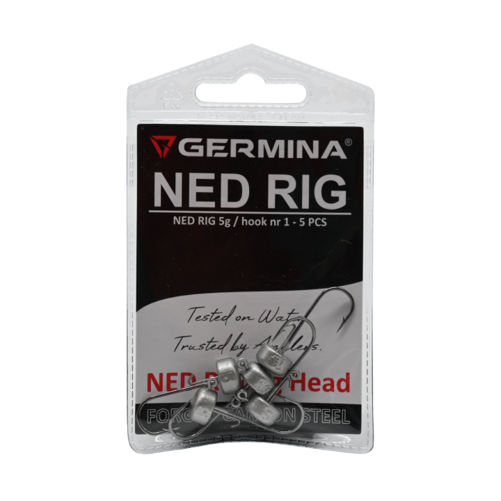 Główki Jigowe GERMINA Ned Rig hak 1 - 3g