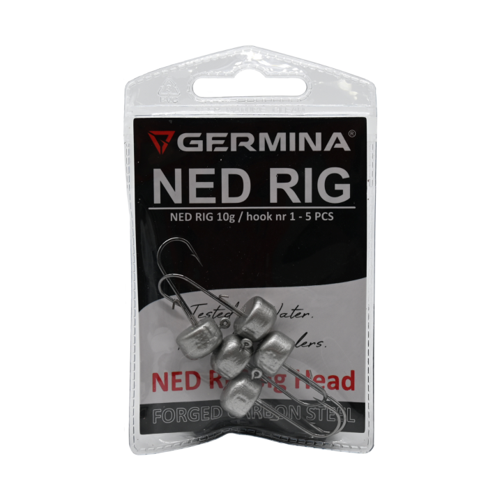 Główki Jigowe GERMINA Ned Rig hak 1 - 10g