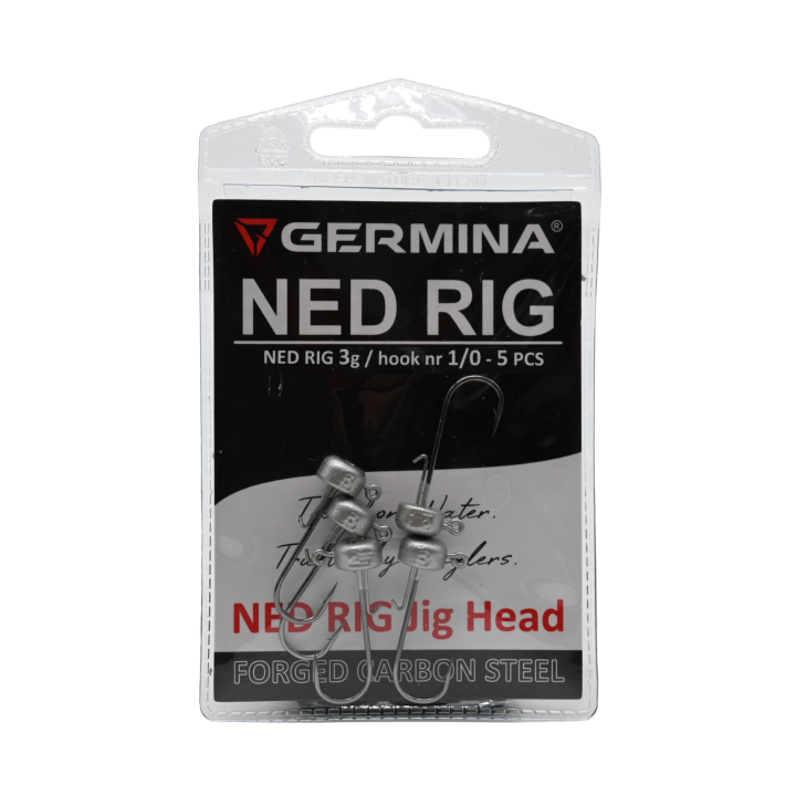 Główki Jigowe GERMINA Ned Rig hak 1/0 - 3g