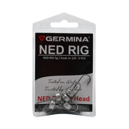 Główki Jigowe GERMINA Ned Rig hak 1/0 - 5g