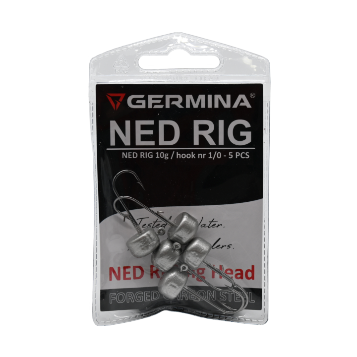 Główki Jigowe GERMINA Ned Rig hak 1/0 - 10g