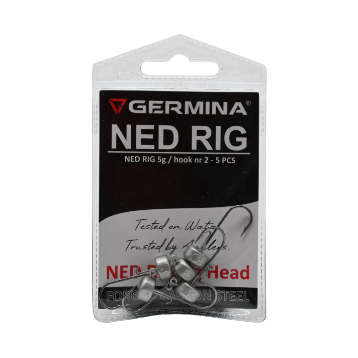 Główki Jigowe GERMINA Ned Rig hak 2 - 5g