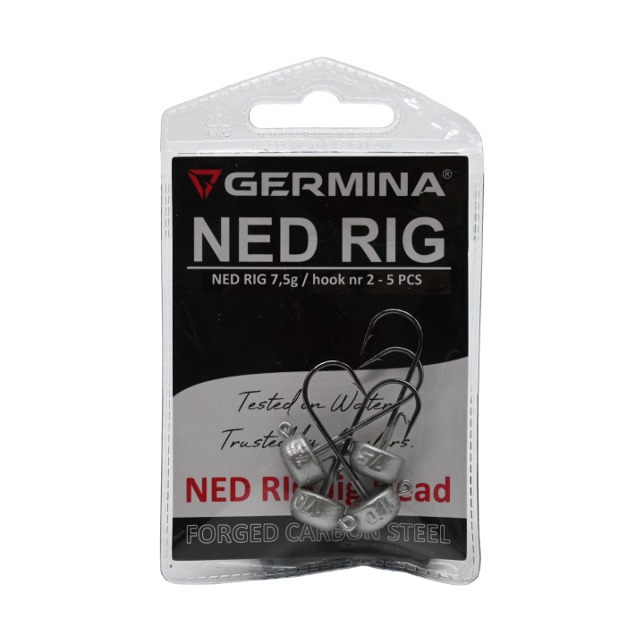 Główki Jigowe GERMINA Ned Rig hak 2 - 7,5g