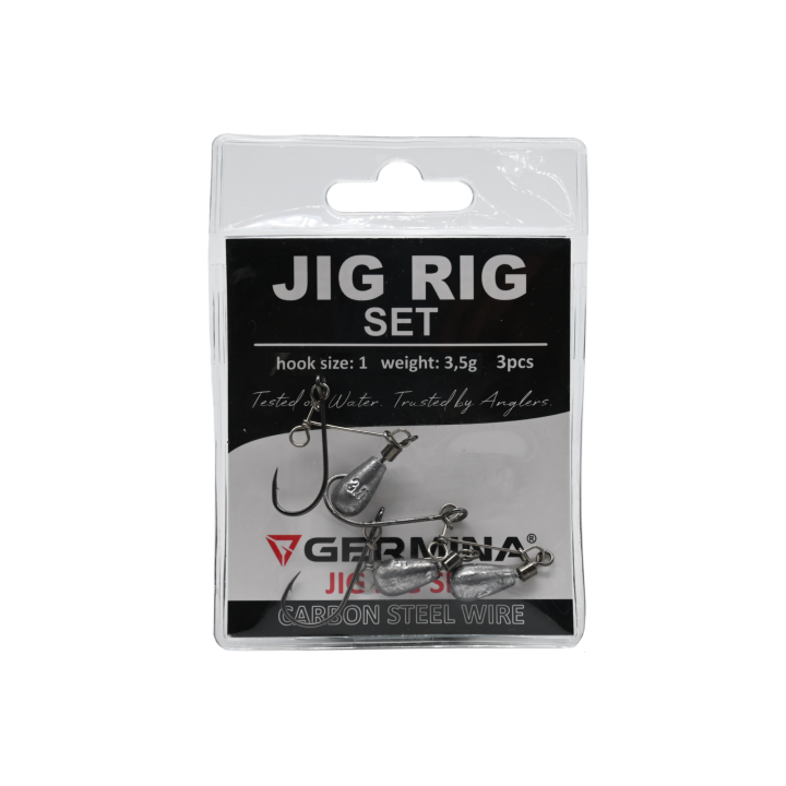 GERMINA Jig Rig SET hak 1 - 3,5g - 3 szt.