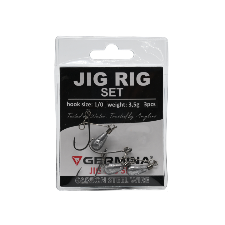 GERMINA Jig Rig SET hak 1/0 - 3,5g - 3 szt.