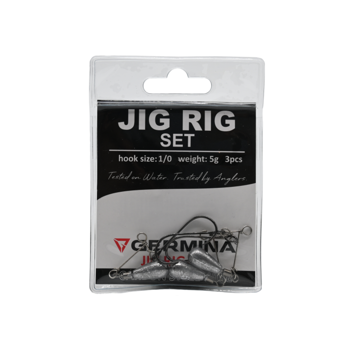 GERMINA Jig Rig SET hak 1/0 - 5g - 3 szt.