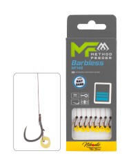 Przypony MIKADO MF14 Z Gumką Hak nr 12 Plecionka 0.12mm/10cm - op. 8 szt.