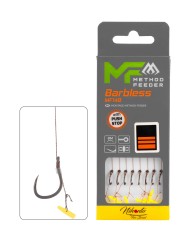 Przypony MIKADO MF14 Z Gumką Hak nr 14 Plecionka 0.12mm/10cm - op. 8 szt.