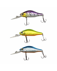 Zestaw 4x Wobler GERMINA Crank Bait 5cm Okoń Kleń Jaź Pstrąg 1-1,5m