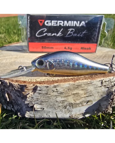 Zestaw 4x Wobler GERMINA Crank Bait 5cm Okoń Kleń Jaź Pstrąg 1-1,5m