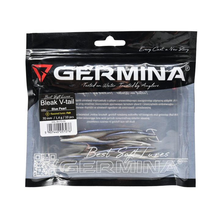 Germina SL Bleak V-tail 70 mm Blue Pearl