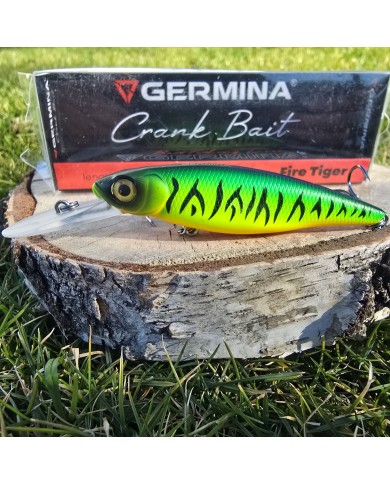 Germina Wobler Crank Bait 80mm 11,6g Fire Tiger