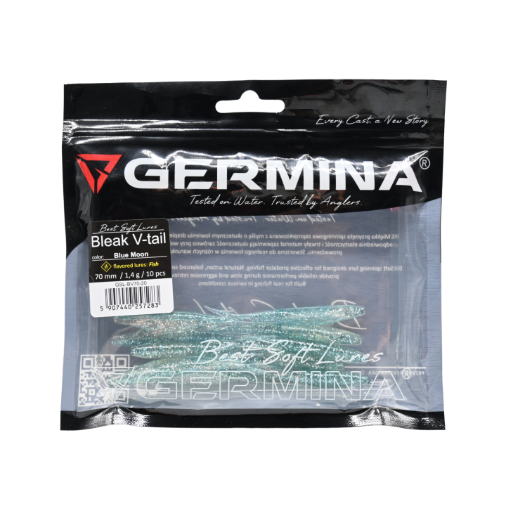 Germina SL Bleak V-tail 70 mm Bluo moon