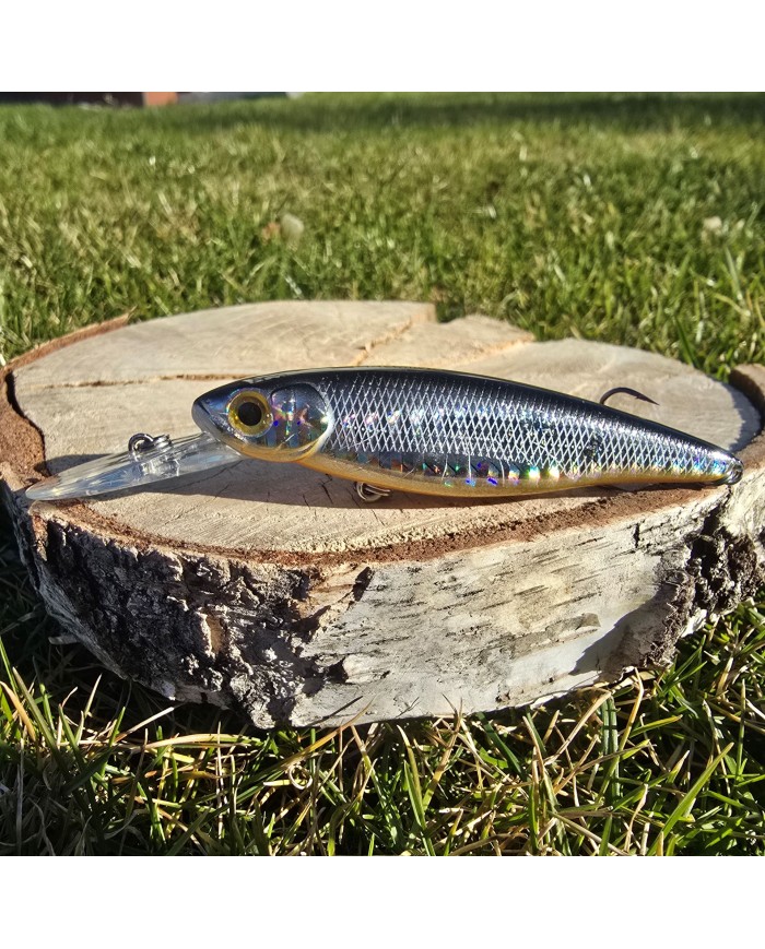 Zestaw 4x Wobler GERMINA Crank Bait 8cm Okoń Szczupak Boleń Sandacz 2-3m