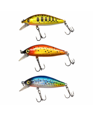 Zestaw 4x Wobler GERMINA Crank Bait 8cm Okoń Szczupak Boleń Sandacz 2-3m