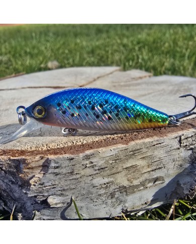 Zestaw 3x Wobler GERMINA Micro Fish 4.5 cm Okoń Pstrag Jaź Kleń 0,2-1m