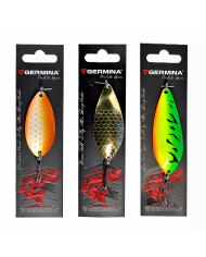 Zestaw 3x Błystka Blacha Wahadłowa GERMINA ALGA na Szczupaka