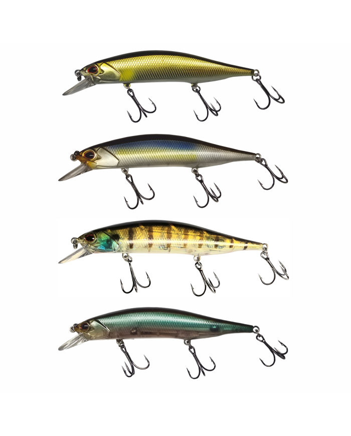 Zestaw 4x Wobler Twitch GERMINA Terminator 11.8 cm 14g Szczupak Sandacz