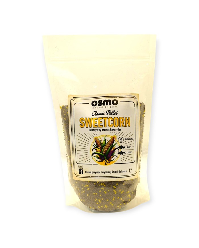 OSMO Classic Pellet 2mm Sweetcorn/Słodka Kukurydza 800g