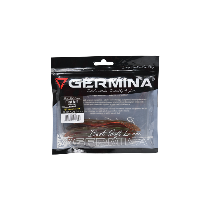 Germina SL Flat tail swimmer 95 mm Motoroil