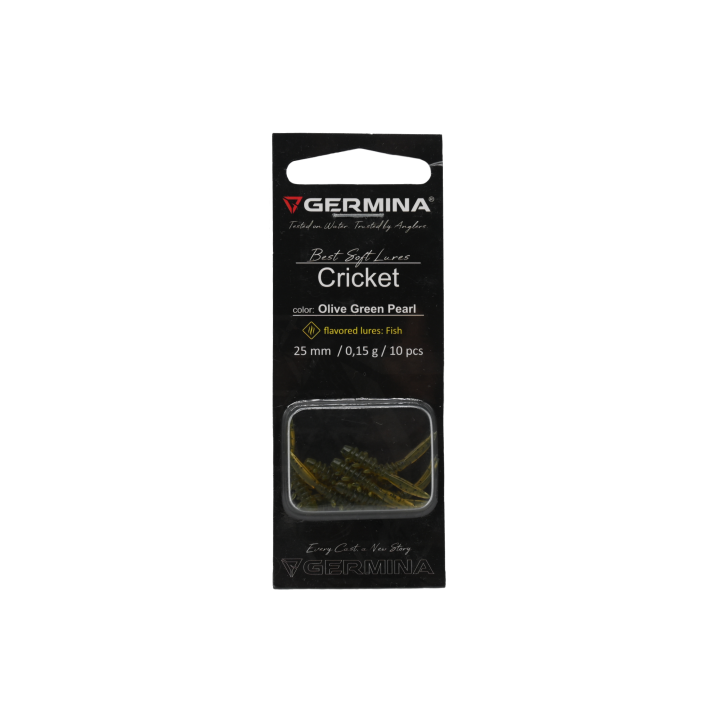 Germina SL Cricket 2,5 cm Olive Green Pearl