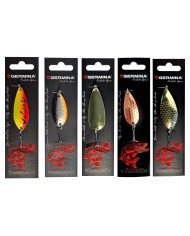 Zestaw 5x Błystka Blacha Wahadłowa 10g GERMINA Szczupak, Sandacz, Sum, Boleń
