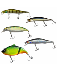 Zestaw 5x Wobler GERMINA Szczupak Sandacz Boleń Sum