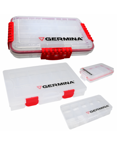 Zestaw 4x Pudełko GERMINA Clear na Przynęty