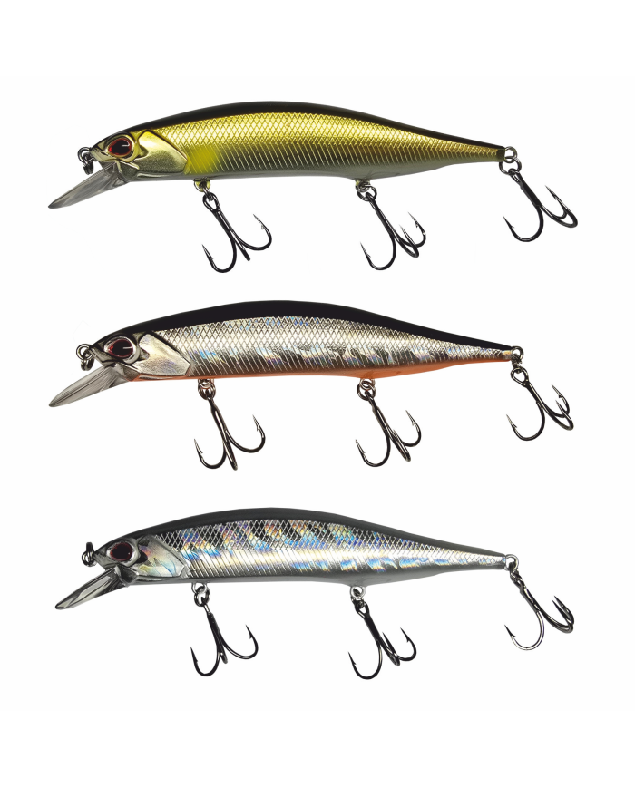 Zestaw 4 3x Wobler Twitch GERMINA Terminator 11.8 cm 14g Szczupak Sandacz