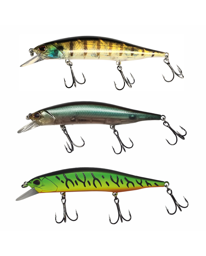 Zestaw 5 3x Wobler Twitch GERMINA Terminator 11.8 cm 14g Szczupak Sandacz