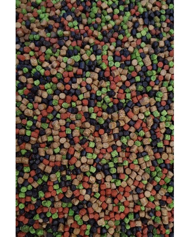 Pellet FEEDER BAIT Tutti Frutti 4mm - Green & Black & Red