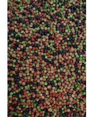 Pellet FEEDER BAIT Tutti Frutti 4mm - Green & Black & Red