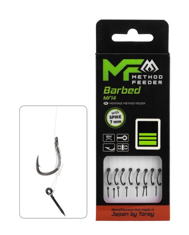 Przypony MIKADO MF14 z Igłą Hak 10 Żyłka 0.20mm/10cm - op.8szt.