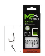 Przypony MIKADO MF14 Z Igłą Hak nr 6 Plecionka 0.16mm/10cm - op. 8 szt.