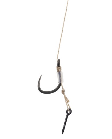 Przypony MIKADO MF14 Z Igłą Hak nr 10 Plecionka 0.12mm/10cm - op. 8 szt.