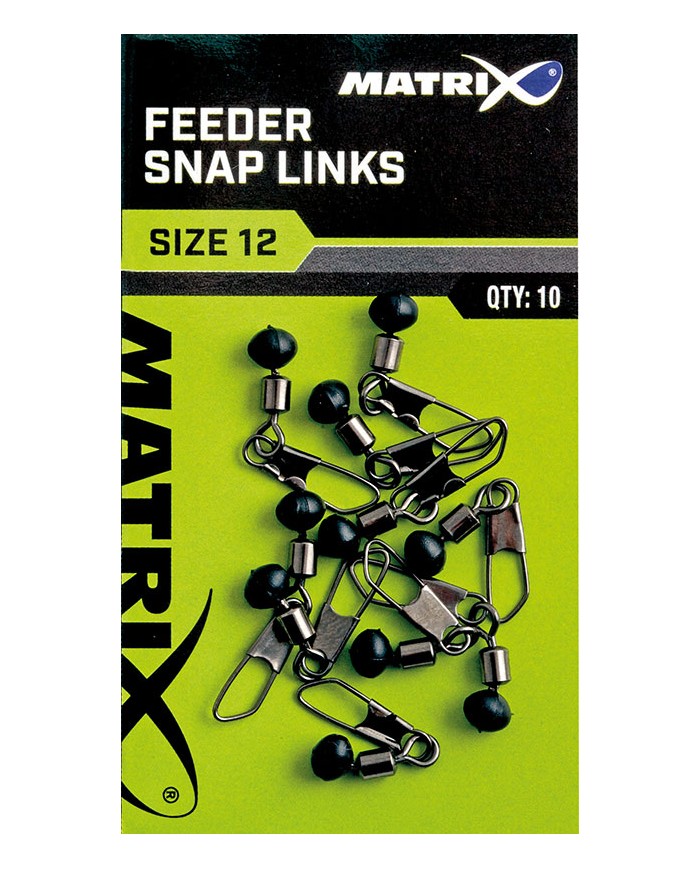 Łącznik MATRIX Feeder Bead Snap Links - roz. 12