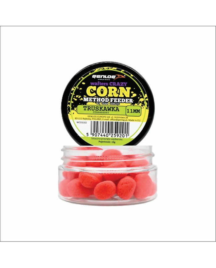 Wafters GENLOG Crazy Corn 11mm Truskawka
