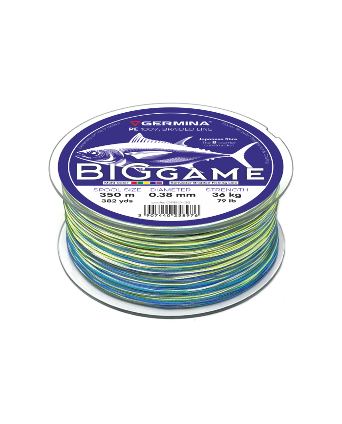 Plecionka GERMINA BIG GAME 0.38mm 36kg 79lb 350m