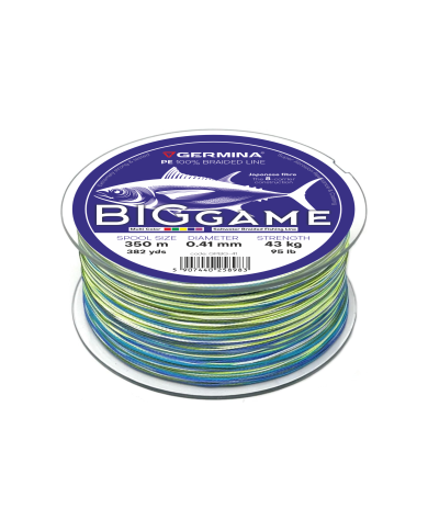 Plecionka GERMINA BIG GAME 0.41mm 43kg 95lb 350m