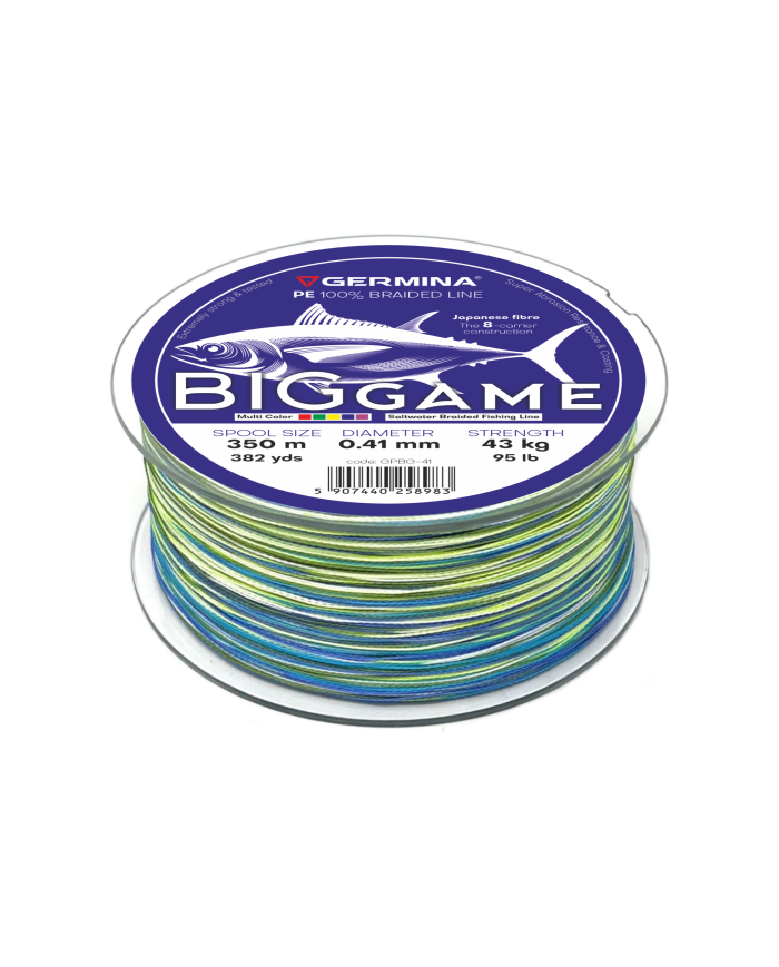 Plecionka GERMINA BIG GAME 0.41mm 43kg 95lb 350m
