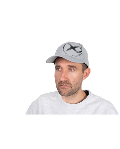 Czapka z Daszkiem MATRIX Faded Print Cap - Light Grey