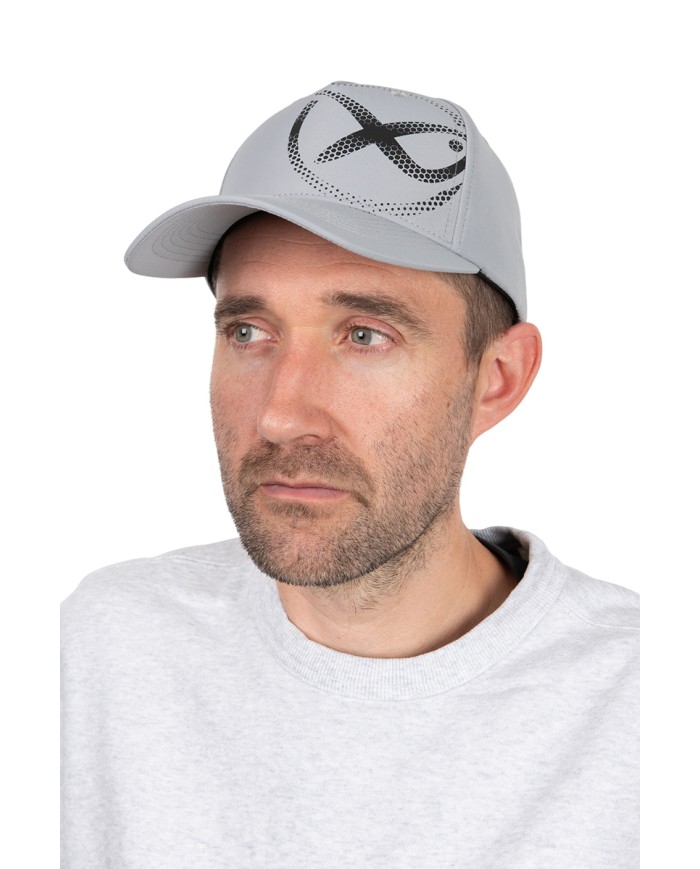 Czapka z Daszkiem MATRIX Faded Print Cap - Light Grey
