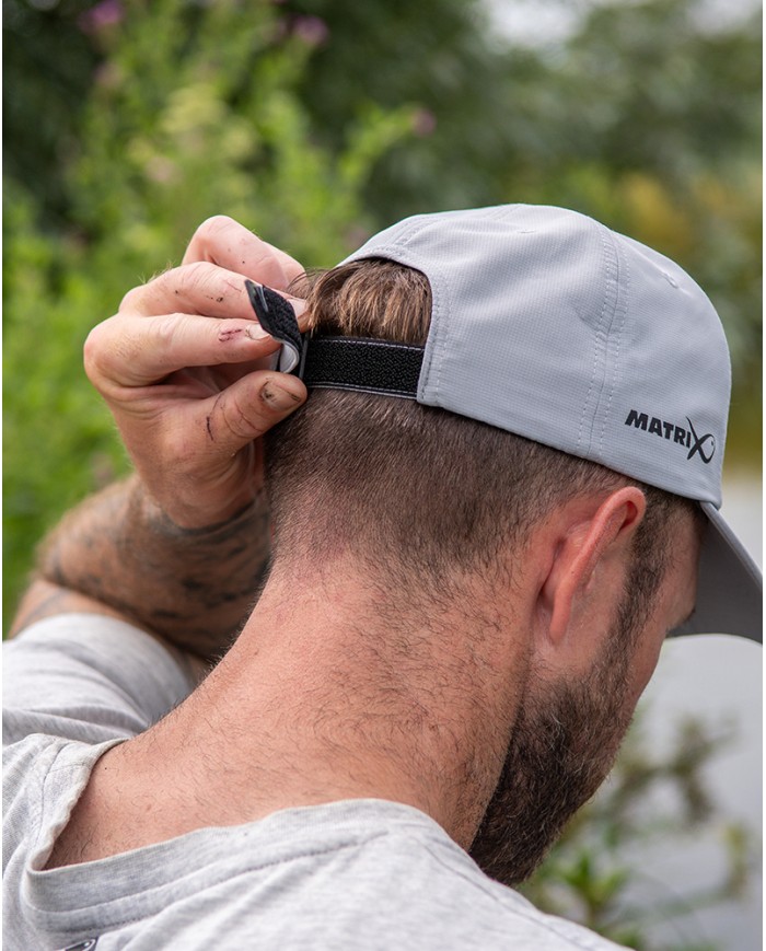 Czapka z Daszkiem MATRIX Faded Print Cap - Light Grey