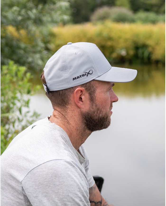 Czapka z Daszkiem MATRIX Faded Print Cap - Light Grey