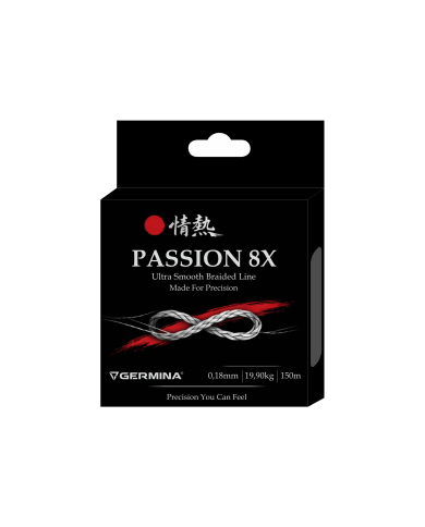 Plecionka GERMINA Passion 8X 0.18mm 19.90kg 150m