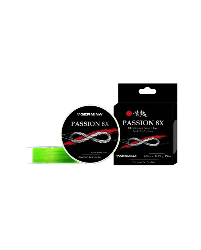 Plecionka GERMINA Passion 8X 0.18mm 19.90kg 150m