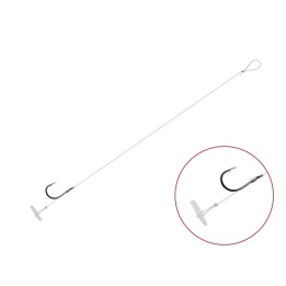 Przypony DELPHIN FLR Quickstop Hak Nr 8 Fluorocarbon 0.22mm/8cm - Op. 6 Szt.